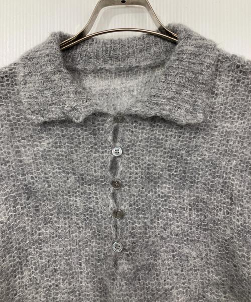 Plage（プラージュ）Plage (プラージュ) ALPACA MIX BUTTON ニット グレー サイズ:表記なしの古着・服飾アイテム