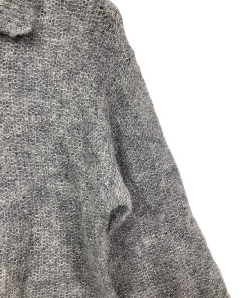 Plage（プラージュ）Plage (プラージュ) ALPACA MIX BUTTON ニット グレー サイズ:表記なしの古着・服飾アイテム