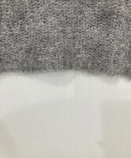 Plage（プラージュ）Plage (プラージュ) ALPACA MIX BUTTON ニット グレー サイズ:表記なしの古着・服飾アイテム