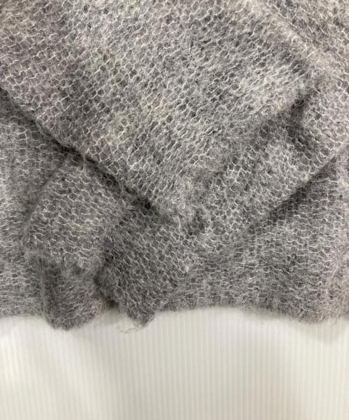 Plage（プラージュ）Plage (プラージュ) ALPACA MIX BUTTON ニット グレー サイズ:表記なしの古着・服飾アイテム