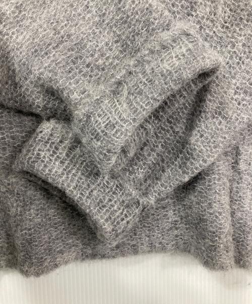 Plage（プラージュ）Plage (プラージュ) ALPACA MIX BUTTON ニット グレー サイズ:表記なしの古着・服飾アイテム