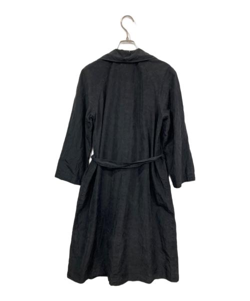 Chloe（クロエ）Chloe (クロエ) シルクトレンチコート ブラック サイズ:40の古着・服飾アイテム