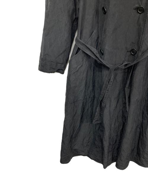 Chloe（クロエ）Chloe (クロエ) シルクトレンチコート ブラック サイズ:40の古着・服飾アイテム