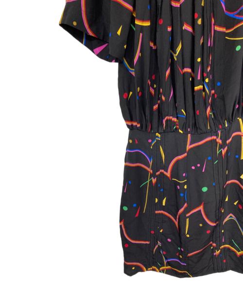 PRADA（プラダ）PRADA (プラダ) オフショルシルクワンピース ブラック サイズ:38の古着・服飾アイテム