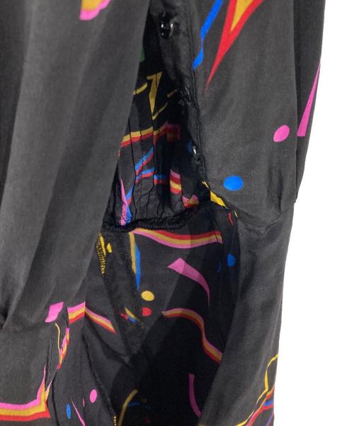 PRADA（プラダ）PRADA (プラダ) オフショルシルクワンピース ブラック サイズ:38の古着・服飾アイテム