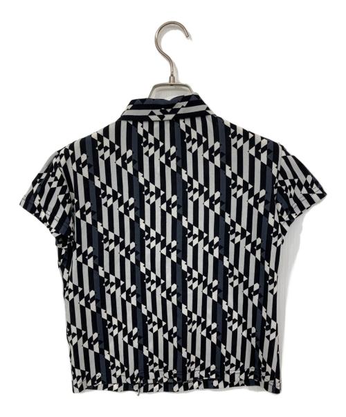 FENDI（フェンディ）FENDI (フェンディ) FF柄ポロシャツ ブラック サイズ:44の古着・服飾アイテム