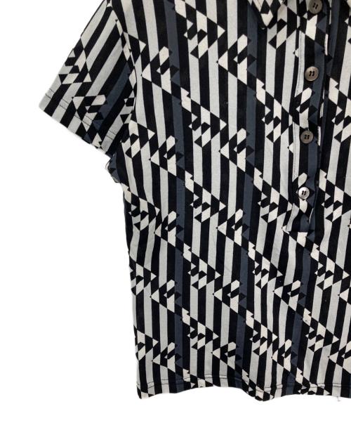 FENDI（フェンディ）FENDI (フェンディ) FF柄ポロシャツ ブラック サイズ:44の古着・服飾アイテム