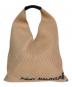 MM6 Maison Margiela（エムエムシックスメゾンマルジェラ）の古着「ジャパニーズバッグ/メッシュロゴプリント」｜オレンジ
