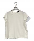 theoryセオリー）の古着「Prime Ggt Cap Sleeve Shell J」｜アイボリー