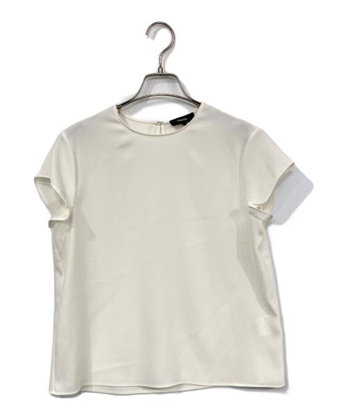 theory（セオリー）theory (セオリー) Prime Ggt Cap Sleeve Shell J アイボリー サイズ:Pの古着・服飾アイテム