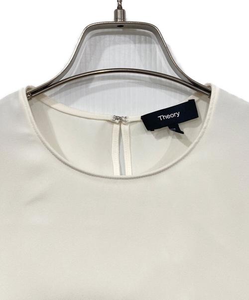 theory（セオリー）theory (セオリー) Prime Ggt Cap Sleeve Shell J アイボリー サイズ:Pの古着・服飾アイテム