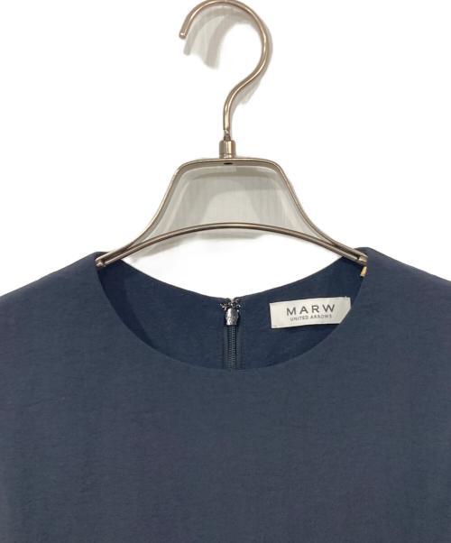 MARW UNITED ARROWS（マルゥ ユナイテッドアローズ）MARW UNITED ARROWS (マルゥ ユナイテッドアローズ) コクーンフレアワンピース ブラック サイズ:36の古着・服飾アイテム