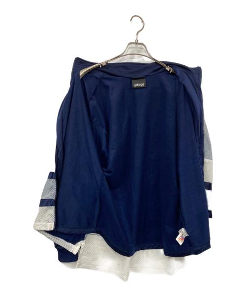 adidas（アディダス）adidas (アディダス) フェイクレイヤードメッシュトラックジャケット ネイビー サイズ:不明の古着・服飾アイテム