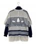adidas (アディダス) フェイクレイヤードメッシュトラックジャケット ネイビー サイズ:不明：6000円