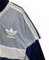 中古・古着 adidas (アディダス) フェイクレイヤードメッシュトラックジャケット ネイビー サイズ:不明：6000円