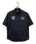 stussy（ステューシー）の古着「ワッペン半袖シャツ」｜ブラック