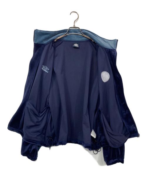 UMBRO（アンブロ）UMBRO (アンブロ) FREAK'S STORE (フリークスストア) ベロアトラックジャケット ブルー サイズ:XLの古着・服飾アイテム