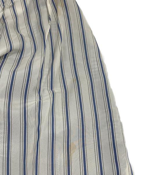 BEAMS F（ビームスエフ）BEAMS F (ビームスエフ) ウールリネンチェックテーラードジャケット ブルー サイズ:93の古着・服飾アイテム