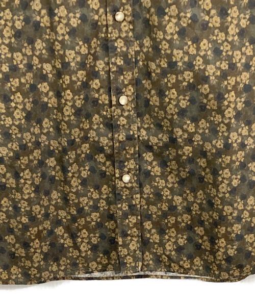 LARDINI（ラルディーニ）LARDINI (ラルディーニ) 花柄シャツ ブラウン サイズ:Mの古着・服飾アイテム