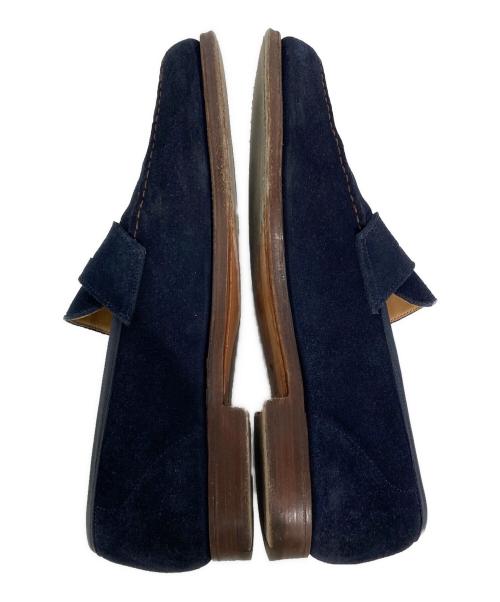 Crockett & Jones（クロケット＆ジョーンズ）Crockett & Jones (クロケット＆ジョーンズ) BARNEYS NEWYORK (バーニーズ・ニューヨーク) スエードコインローファー ネイビー サイズ:不明の古着・服飾アイテム