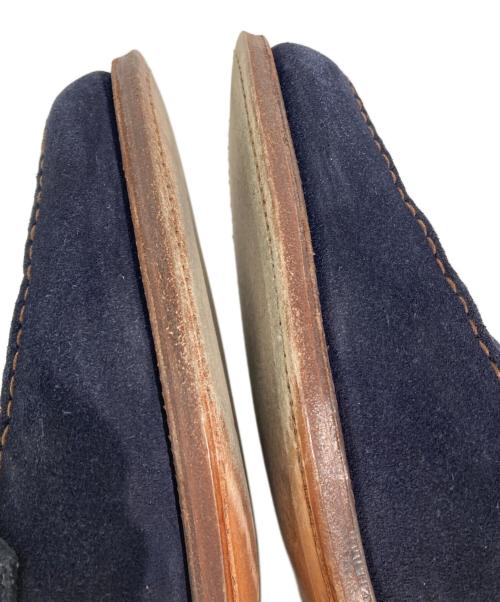 Crockett & Jones（クロケット＆ジョーンズ）Crockett & Jones (クロケット＆ジョーンズ) BARNEYS NEWYORK (バーニーズ・ニューヨーク) スエードコインローファー ネイビー サイズ:不明の古着・服飾アイテム