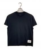JIL SANDER+ジルサンダープラス）の古着「ロゴラベルTシャツ」｜ブラック