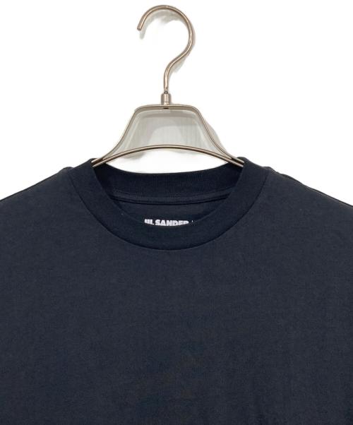 JIL SANDER+（ジルサンダープラス）JIL SANDER+ (ジルサンダープラス) ロゴラベルTシャツ ブラック サイズ:Sの古着・服飾アイテム