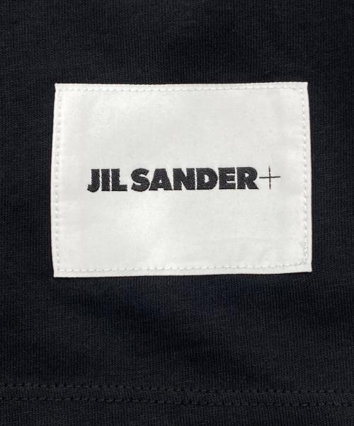 JIL SANDER+（ジルサンダープラス）JIL SANDER+ (ジルサンダープラス) ロゴラベルTシャツ ブラック サイズ:Sの古着・服飾アイテム
