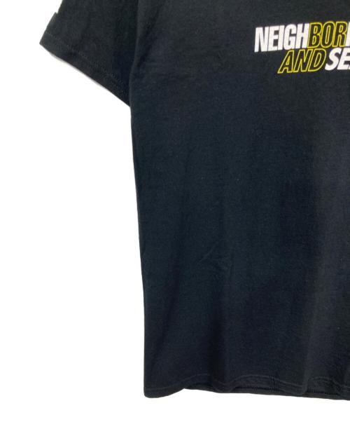 NEIGHBORHOOD（ネイバーフッド）NEIGHBORHOOD (ネイバーフッド) WIND AND SEA (ウィンダンシー) WネームプリントTシャツ ブラック サイズ:sの古着・服飾アイテム