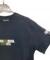 中古・古着 NEIGHBORHOOD (ネイバーフッド) WIND AND SEA (ウィンダンシー) WネームプリントTシャツ ブラック サイズ:s：4000円