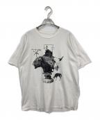 MASSESマシス）の古着「プリントTシャツ」｜ホワイト