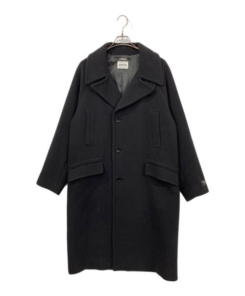 MONKEY TIME（モンキータイム）MONKEY TIME (モンキータイム) Super120's ウールコート ブラック サイズ:Lの古着・服飾アイテム