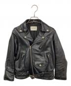 beautiful peopleビューティフルピープル）の古着「vintage leather riders jacket」｜ブラック