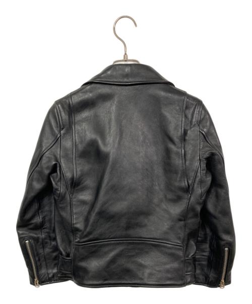 beautiful people（ビューティフルピープル）beautiful people (ビューティフルピープル) vintage leather riders jacket ブラック サイズ:130の古着・服飾アイテム