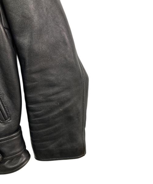 beautiful people（ビューティフルピープル）beautiful people (ビューティフルピープル) vintage leather riders jacket ブラック サイズ:130の古着・服飾アイテム