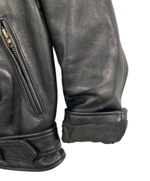 beautiful people（ビューティフルピープル）beautiful people (ビューティフルピープル) vintage leather riders jacket ブラック サイズ:130の古着・服飾アイテム