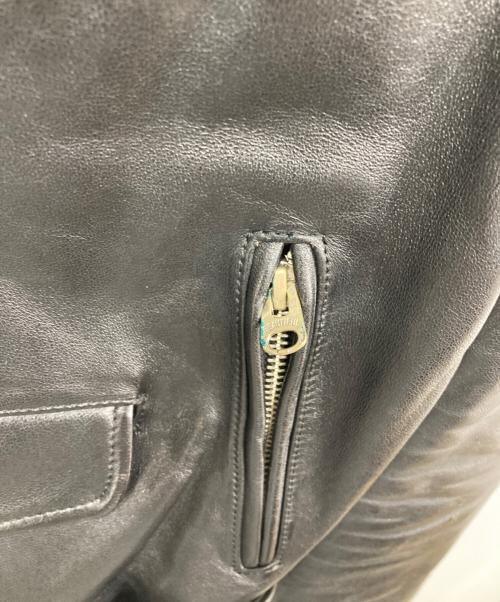 beautiful people（ビューティフルピープル）beautiful people (ビューティフルピープル) vintage leather riders jacket ブラック サイズ:130の古着・服飾アイテム