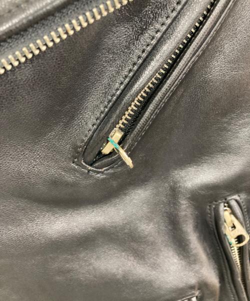 beautiful people（ビューティフルピープル）beautiful people (ビューティフルピープル) vintage leather riders jacket ブラック サイズ:130の古着・服飾アイテム