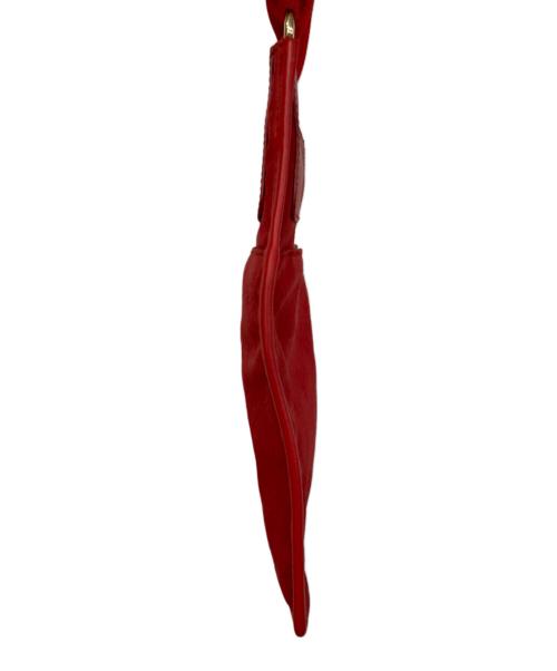 Salvatore Ferragamo（サルヴァトーレ フェラガモ）Salvatore Ferragamo (サルヴァトーレ フェラガモ) ガンチーニ柄ショルダーバッグ レッドの古着・服飾アイテム