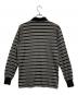 dunhill (ダンヒル) ウールニットポロシャツ グレー×ブラック サイズ:40：5000円