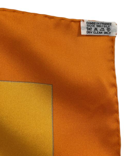 HERMES（エルメス）HERMES (エルメス) シルクスカーフ オレンジの古着・服飾アイテム