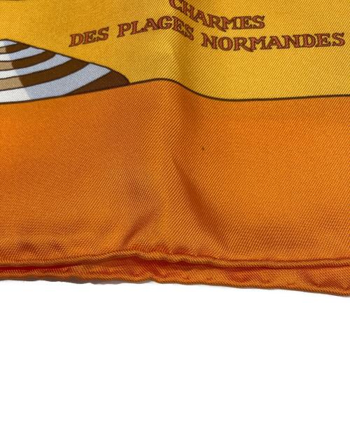 HERMES（エルメス）HERMES (エルメス) シルクスカーフ オレンジの古着・服飾アイテム