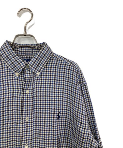 RALPH LAUREN（ラルフローレン）RALPH LAUREN (ラルフローレン) チェックBDシャツ ブルー サイズ:Mの古着・服飾アイテム