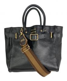 YOUNG & OLSEN The DRYGOODS STORE×FRAMeWORK（ヤングアンドオルセン ザ ドライグッズストア×フレームワーク）の古着「別注2WAYベルトバッグ」｜ブラック