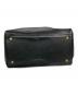 中古・古着 YOUNG & OLSEN The DRYGOODS STORE (ヤングアンドオルセン ザ ドライグッズストア) エンボスレザーベルトトートバッグ ブラック：15000円