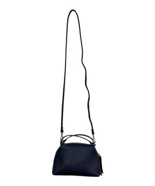 GIANNI CHIARINI（ジャンニ キアリーニ）GIANNI CHIARINI (ジャンニ キアリーニ) 2WAYショルダーバッグ ネイビーの古着・服飾アイテム