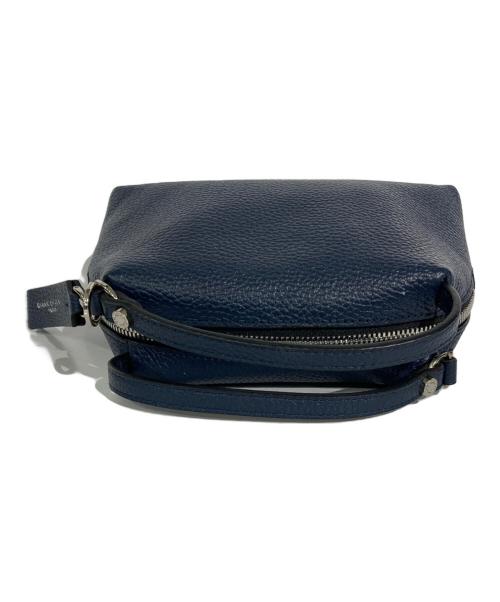 GIANNI CHIARINI（ジャンニ キアリーニ）GIANNI CHIARINI (ジャンニ キアリーニ) 2WAYショルダーバッグ ネイビーの古着・服飾アイテム