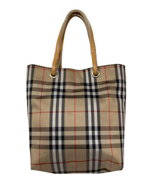 BURBERRY LONDON（バーバリーロンドン）BURBERRY LONDON (バーバリーロンドン) ミニバーバリーチェックバッグ ブラウンの古着・服飾アイテム