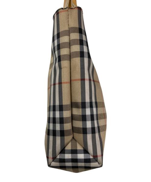 BURBERRY LONDON（バーバリーロンドン）BURBERRY LONDON (バーバリーロンドン) ミニバーバリーチェックバッグ ブラウンの古着・服飾アイテム