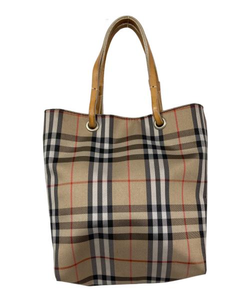 BURBERRY LONDON（バーバリーロンドン）BURBERRY LONDON (バーバリーロンドン) ミニバーバリーチェックバッグ ブラウンの古着・服飾アイテム